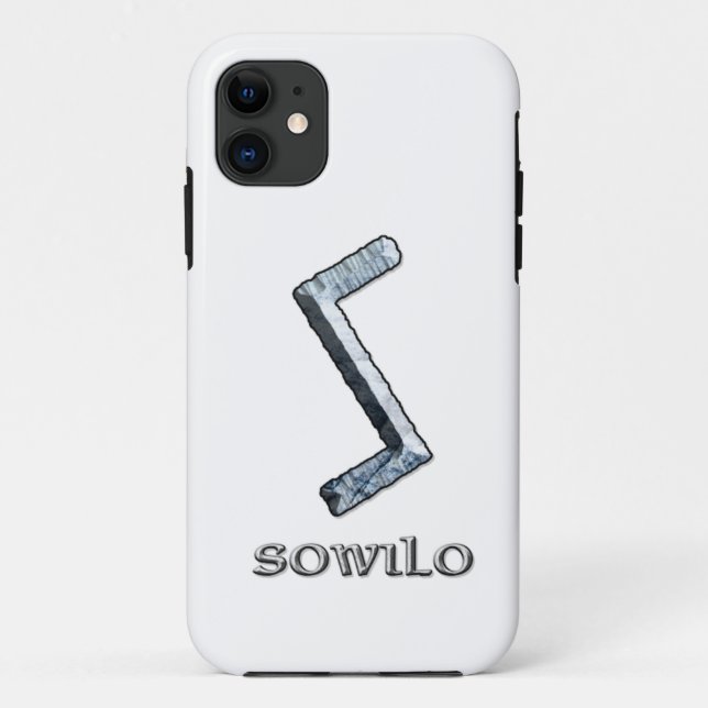 Sowilo Runesymbol Case-Mate iPhone Hülle (Rückseite)