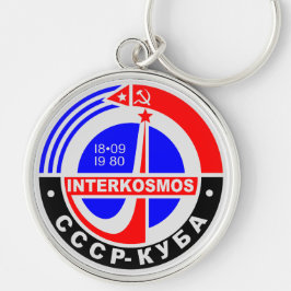 SOWJET INTERKOSMOS - WELTRAUMERBREITUNG VOM 80er Schlüsselanhänger