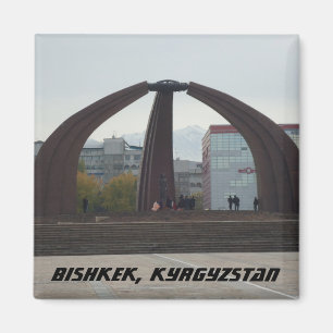 Sowjetarchitektur für Gewerkschaft - Bischkek, Ki Magnet