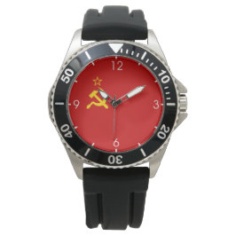 Sowjetische Gewerkschaft (UdSSR) (kommunistischer  Armbanduhr