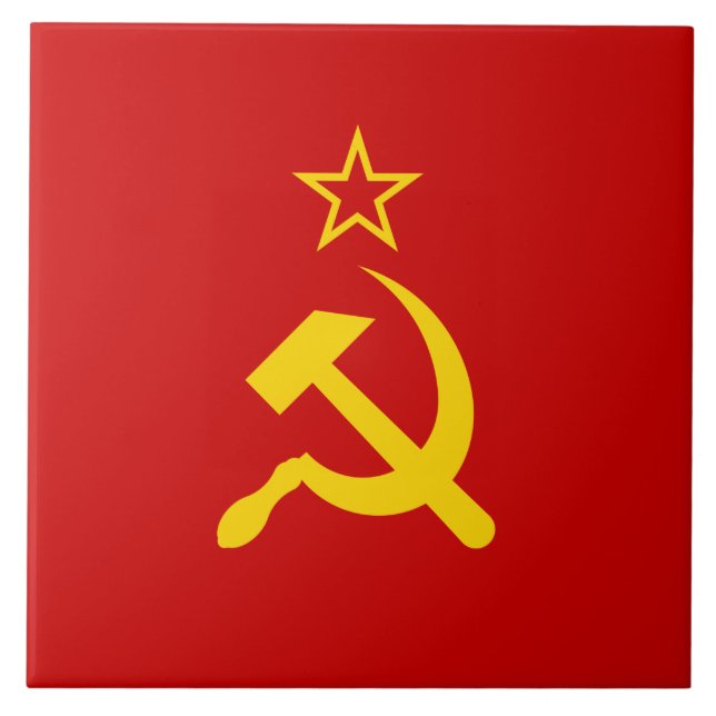Sowjetische Gewerkschaft (UdSSR) (kommunistischer  Fliese (Vorderseite)