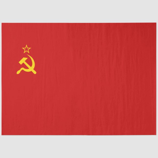 Sowjetische Gewerkschaft (UdSSR) (kommunistischer  Seidenpapier (Vorderseite)