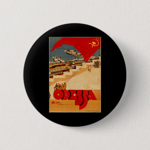 Sowjetische Odessa Ukraine Cccp Ussr Vintage Poste Button