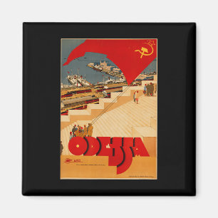 Sowjetische Odessa Ukraine Cccp Ussr Vintage Poste Magnet
