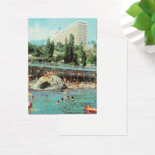 Sowjetische Postkarte Hotel Jalta(1979)