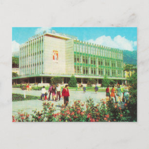 Sowjetische Postkarte "Trade House", Jalta