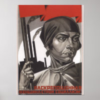 Sowjetische Propaganda für Gleichberechtigung der