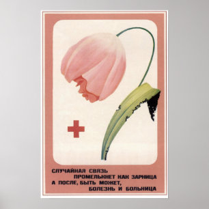 Sowjetische Propaganda "gelegentliche Liebe" 1986 Poster