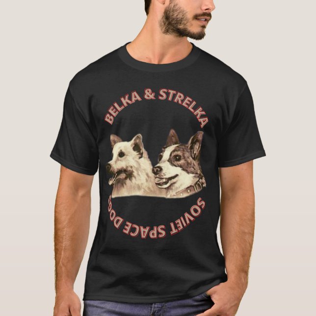 sowjetische Weltraumhunde T-Shirt (Vorderseite)