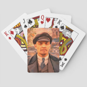 Sowjetischer sozialistischer Führer Wladimir Lenin Spielkarten