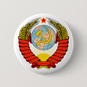 Sowjetisches Emblem Button
