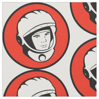 Sowjetisches Kosmonaut-Baumwollgewebe Stoff