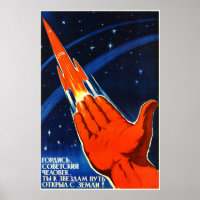sowjetisches Propaganda-Poster