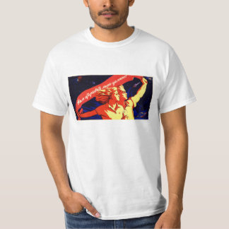 Sowjetisches Raum-Propaganda-Plakat-Shirt T-Shirt