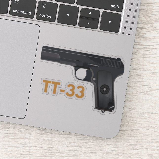 Sowjetunion 2 Pistole Tokarev TT-33 Aufkleber (Detail)