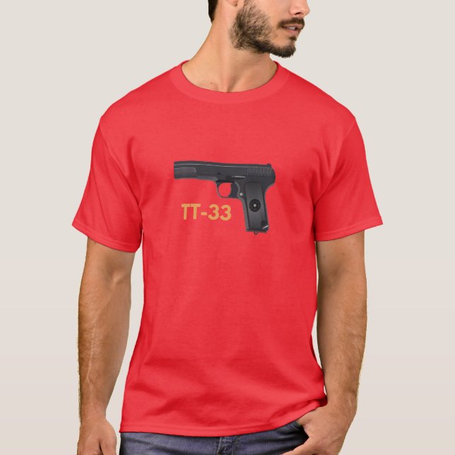 Sowjetunion WW2 Pistole Tokarev TT-33 T-Shirt (Vorderseite)
