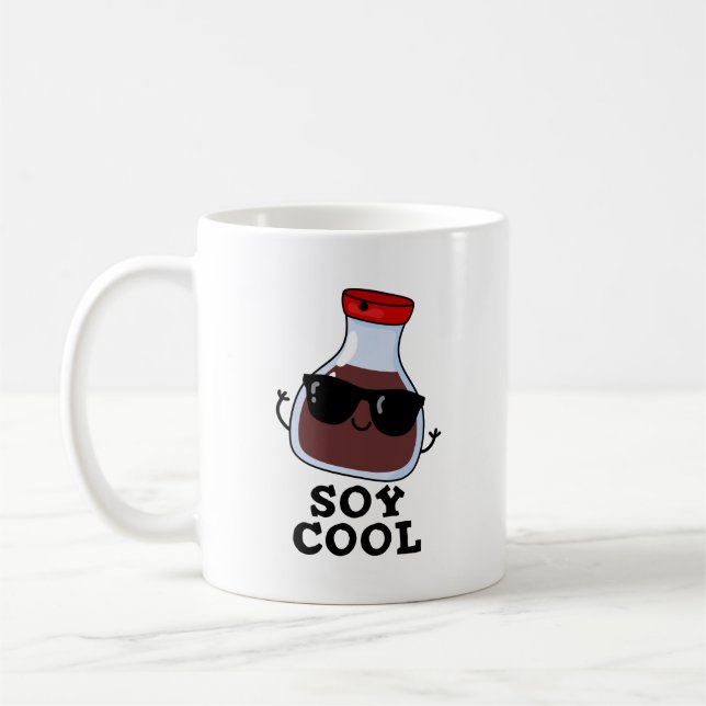 Soy Cool Funny Soy Sauce Puff Kaffeetasse (Links)