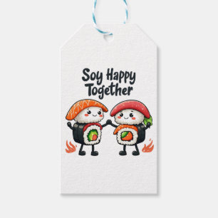 Soy glücklich zusammen Sushi Kawaii japanisches Es Geschenkanhänger