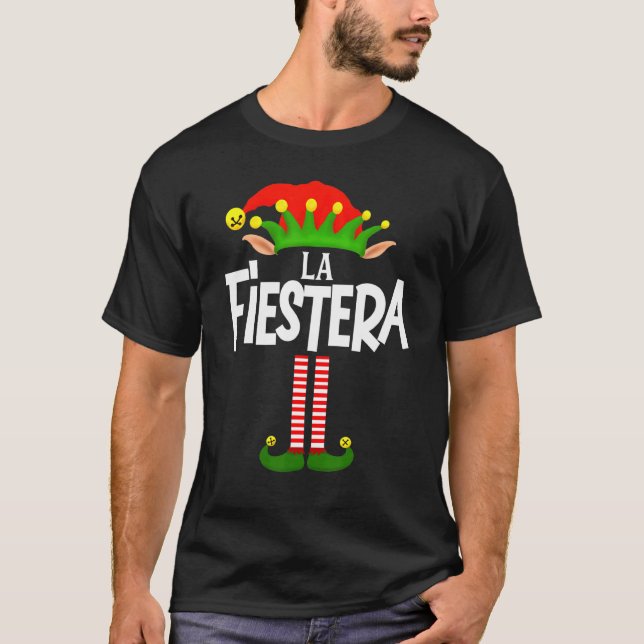 Soy La Fiestera Elf Familiengruppe Matching in Spa T-Shirt (Vorderseite)