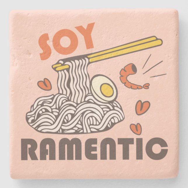 Soy Ramentic Steinuntersetzer (Vorderseite)