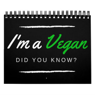 Soy vegan@ lo lo sabías? Ich bin ein vegane, das Kalender