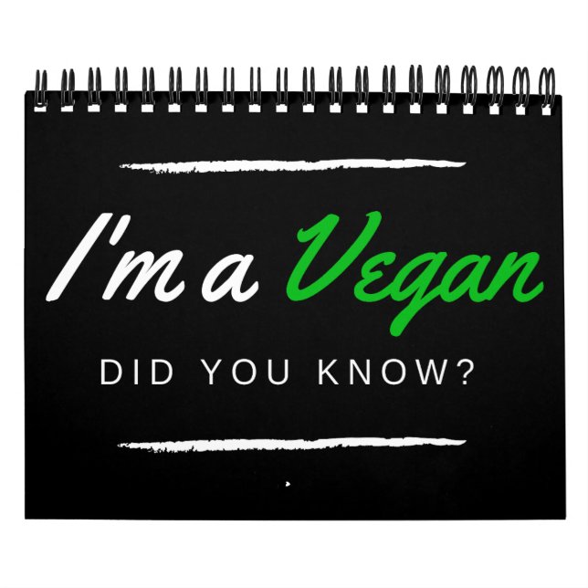 Soy vegan@ lo lo sabías? | Ich bin ein vegane, das Kalender (Titelbild)