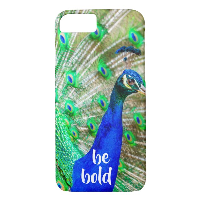 Soyez audacieux Citation Inspirante coque iphone P (Dos)