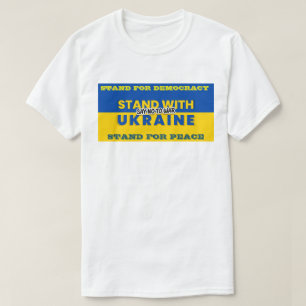 SOYEZ AVEC L'UKRAINE - DITES NON AU T-shirt GUERRE