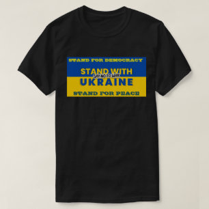 SOYEZ AVEC L'UKRAINE - DITES NON AU T-shirt GUERRE