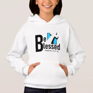 Soyez Béni Avec La Croix & Ecriture Filles Sweat -