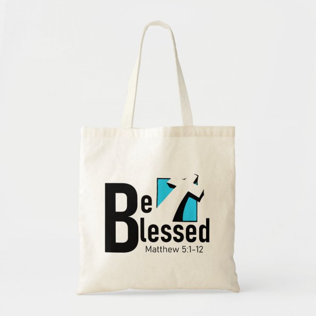Soyez Béni Avec Le Sac fourre-tout De Croix Et D'É (Devant)