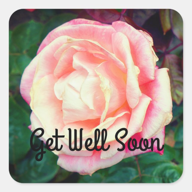Soyez bien Bientôt Stickers Rose Gemini #1 (Devant)