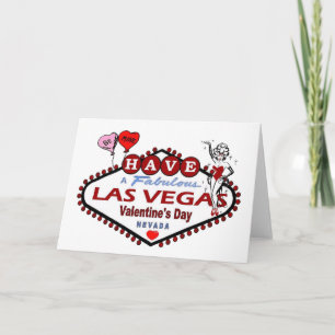 SOYEZ carte de Saint-Valentin de Las Vegas de MINE