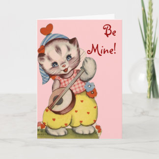 Soyez carte de voeux de Valentine de mine