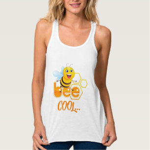 Soyez Cool Slim Fit Racerback Débardeur