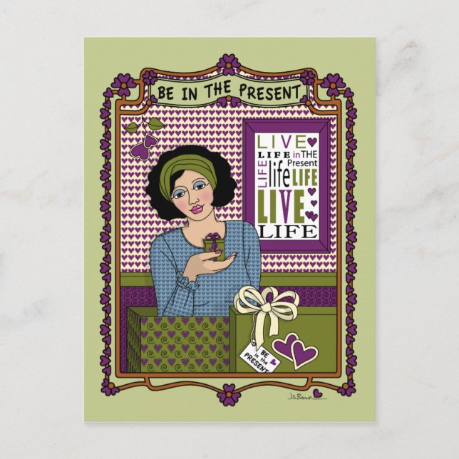 Soyez dans la carte postale Present_A_ (Devant)