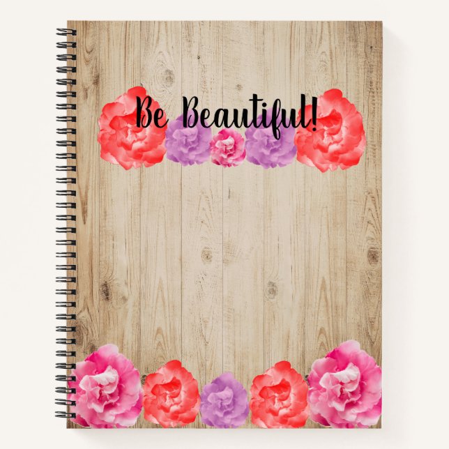 Soyez De Beau Carnet Personnalisé (Devant)