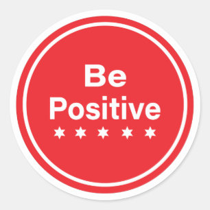 Soyez des autocollants positifs