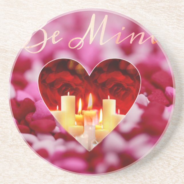 Soyez des dessous de verre de grès minier (Devant)