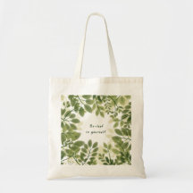 Soyez Feuille dans votre Sac fourre-tout
