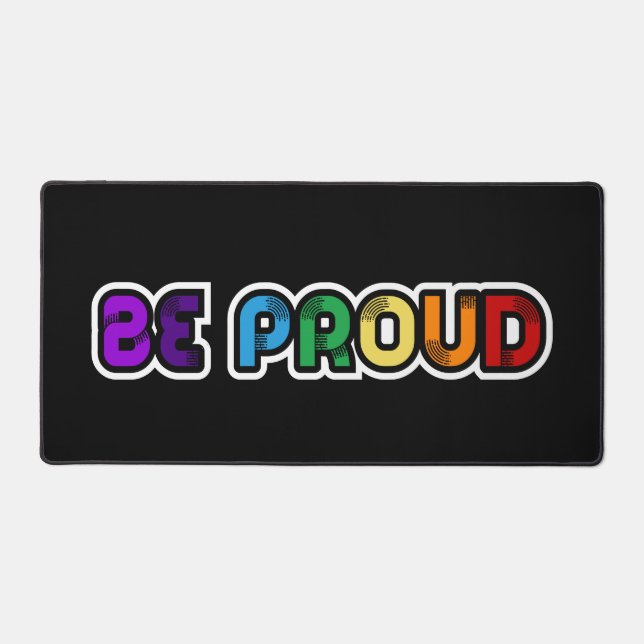 Soyez fier du Gay pride LGBT (Recto)