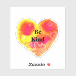 Soyez gentil Sticker Coeur