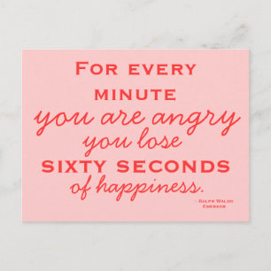 Soyez heureux - Carte postale Motivationnelle