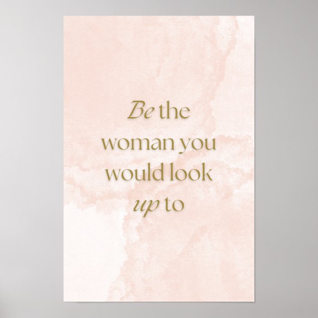 Soyez la femme que vous chercheriez à Poster (Devant)