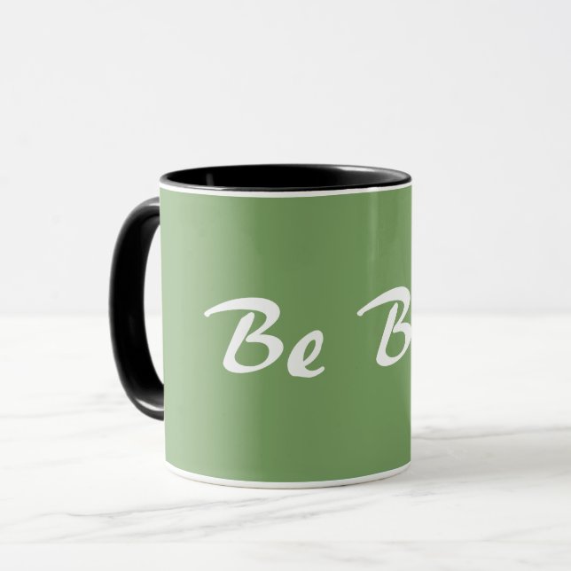 "Soyez la meilleure" tasse de café (Devant gauche)