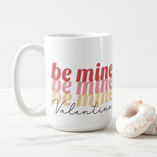 Soyez la mienne Valentine Mug (Avec donut)
