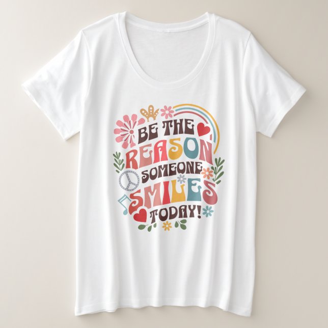 Soyez la raison pour laquelle quelqu'un sourit auj (Design devant)