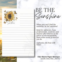Soyez la Sunshine Notes inspirantes 3M Post-it®