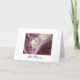 Soyez le mien… Carte de Valentine