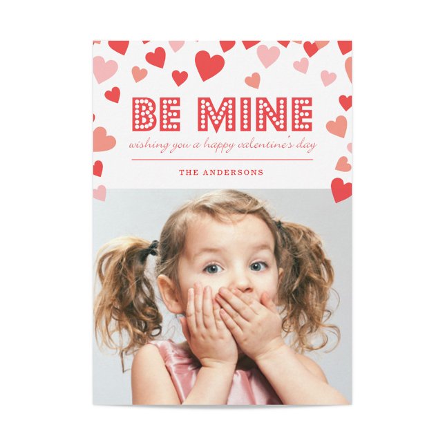 Soyez le mien - Carte photo de la Saint-Valentin (Créateur téléchargé)